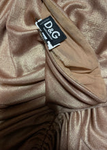 Load image into Gallery viewer, D&amp;G gold skirt SS 2001
