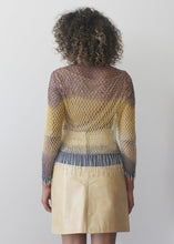 Load image into Gallery viewer, Maglia rete con perline e baguette D&amp;G
