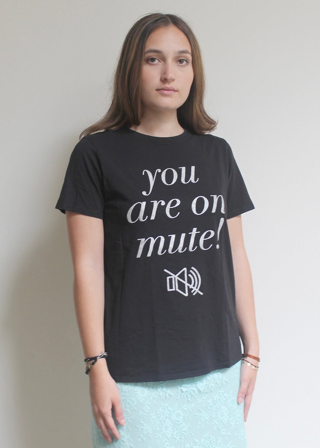 T-shirt “you are on mute!”