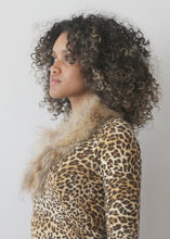 Load image into Gallery viewer, Maglia maculata collo pelliccia VINTAGE

