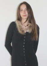 Load image into Gallery viewer, Abito collo/polsini pelliccia VINTAGE
