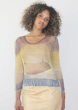 Load image into Gallery viewer, Maglia rete con perline e baguette D&amp;G
