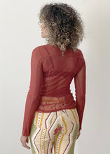 Load image into Gallery viewer, Maglia mesh rossa JEAN PAUL GAULTIER
