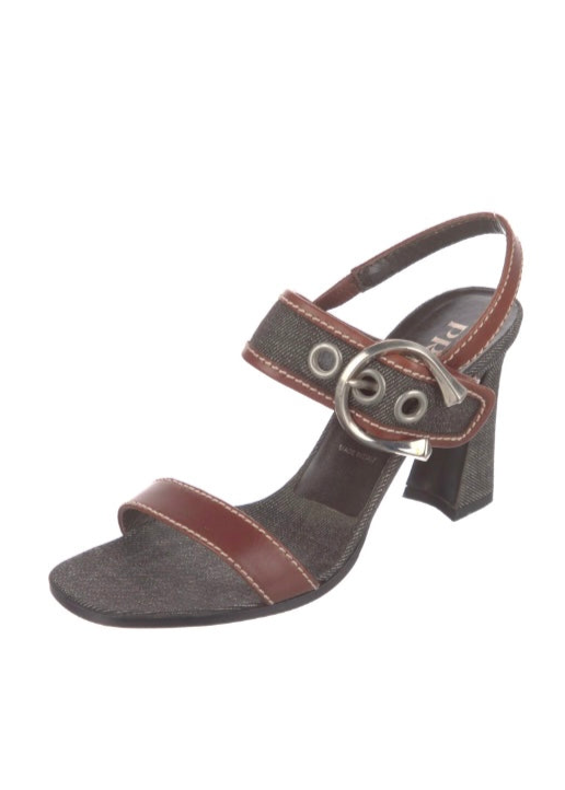 Sandalo denim PRADA