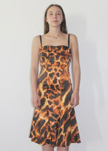 Load image into Gallery viewer, Abito corsetto animalier arancio JUST CAVALLI
