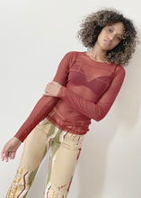 Load image into Gallery viewer, Maglia mesh rossa JEAN PAUL GAULTIER
