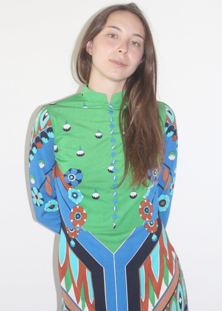 Abito midi colorato VINTAGE