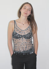 Load image into Gallery viewer, Top rete grigio, BLUME COLLECTION
