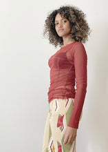 Load image into Gallery viewer, Maglia mesh rossa JEAN PAUL GAULTIER
