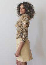 Load image into Gallery viewer, Maglia maculata collo pelliccia VINTAGE
