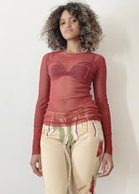 Load image into Gallery viewer, Maglia mesh rossa JEAN PAUL GAULTIER
