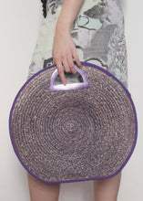 Load image into Gallery viewer, Borsa tonda in vimini VINTAGE
